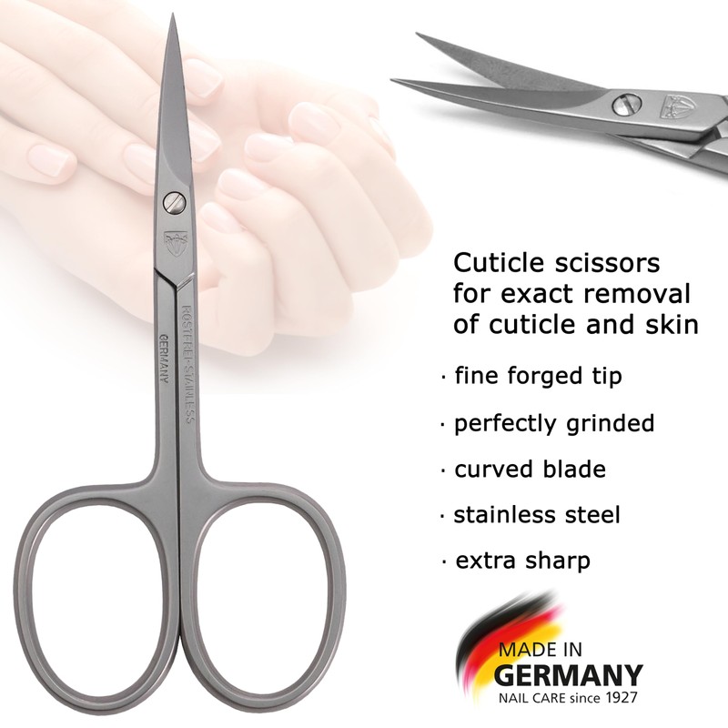 3 Swords Germany | Curved Cuticle Scissors, Dead Skin Scissors,