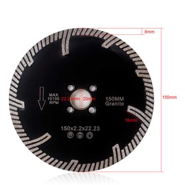 Casaverde Diamond Turbo Cutting Blade for Granite and Marble (6)