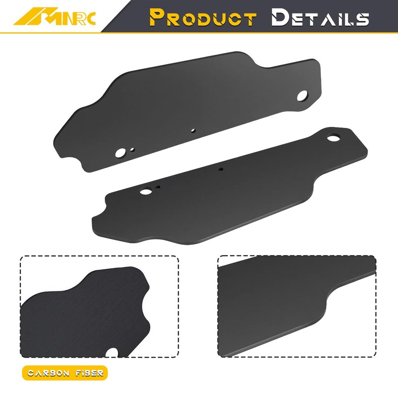 NMNRC Carbon Fiber Rear A-Arms Mudguard Suspension Arm Mud Flaps