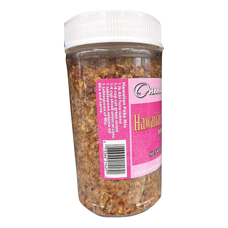 Ohana Flavors Hawaiian Salt Poke Mix 9 Oz Jar