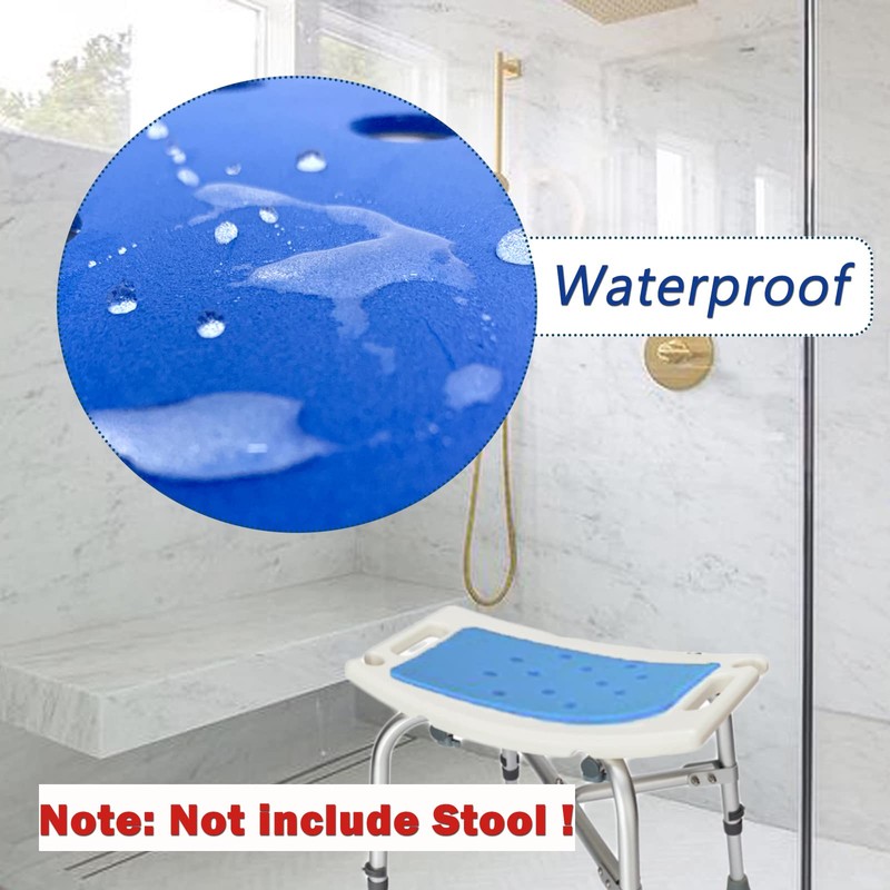 Bath Chair Seat Mat - Elderly Shower Bench Cushion Non-Slip