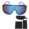 Cycling Glasses UV Resistant Windproof TR Frame Motorcycle Sunglasses for
