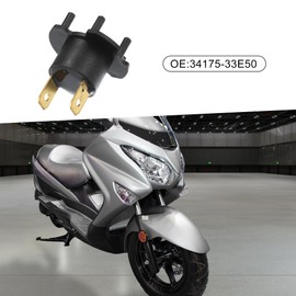 A ABSOPRO Headlight Headlamp Bulb Socket Adapter No.34175-33E50 for Suzuki GSX-R600Z GSX-R1000 AN400 2000-2009