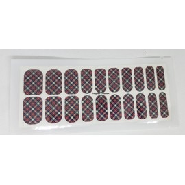 Plaid Design #3 Nail Polish Wraps - Nail Polish Strips