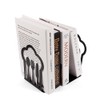 1 Pair Book Ends, Bookends for Shelves, Bookends for Heavy