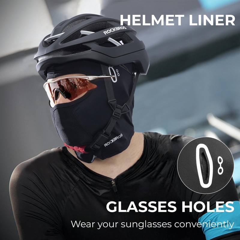 ROCKBROS Balaclava Face Mask Men Women Breathable Windproof Summer Cooling