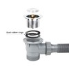 Ultra 1.5 Inch Chrome Click Clack Bath Waste Plug ABS