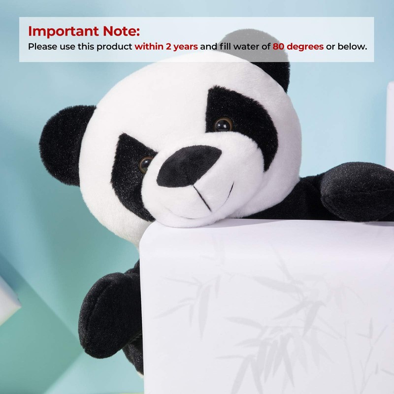 HomeTop Premium Adorable Rubber Hot or Cold Water Bottle with