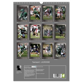 Teamsport - LACROSSE (Wandkalender 2026 DIN A3 hoch), CALVENDO Monatskalender: Aufregende Spielszenen aus der Welt des Lacrosse (CALVENDO Sport)
