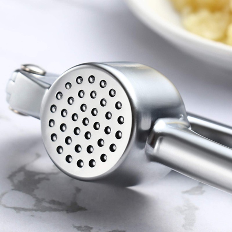 Garlic Press Mashed Garlic Crusher Peeler Chopper Garlic Puree Maker