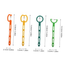 FOMIYES 4pcs Oral Muscle Trainer for Tongue Flexibility and Agility Speech Development Aid Oral Motor Therapy Tools for Jaw Training and Pronunciation Improvement