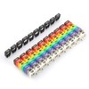 0-9 Coded Clip-On Wire Markers, 6Mm2 Number Tube Wire Number