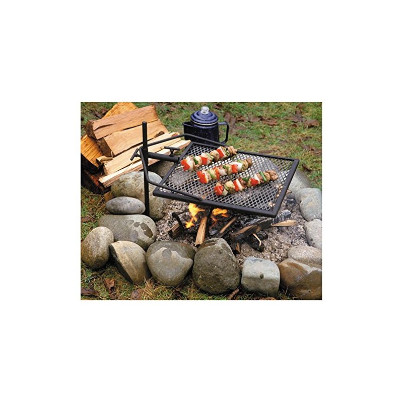 Adjust-A-Grill Camping Grill - Makes Outdoor Cooking Easier and Safer