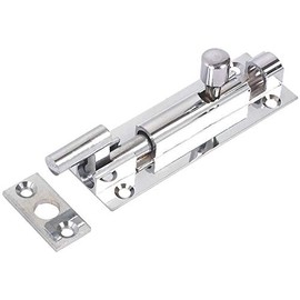 Dzina Barrel Bolt Necked 100mm (4 inch x 1 inch)-Pack 1