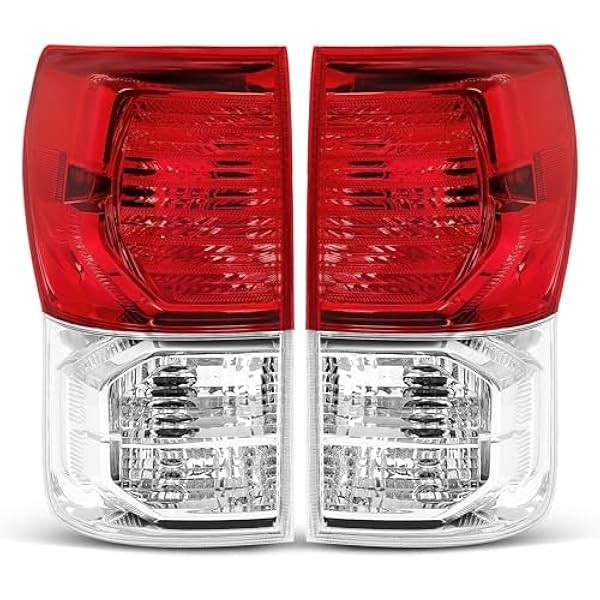 HECASA Pair Tail Light Compatible with 2007-2013 Toyota Tundra Pickup