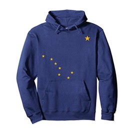 State of Alaska Flag Cool AK Alaskan Flags Gift Women Men Pullover Hoodie