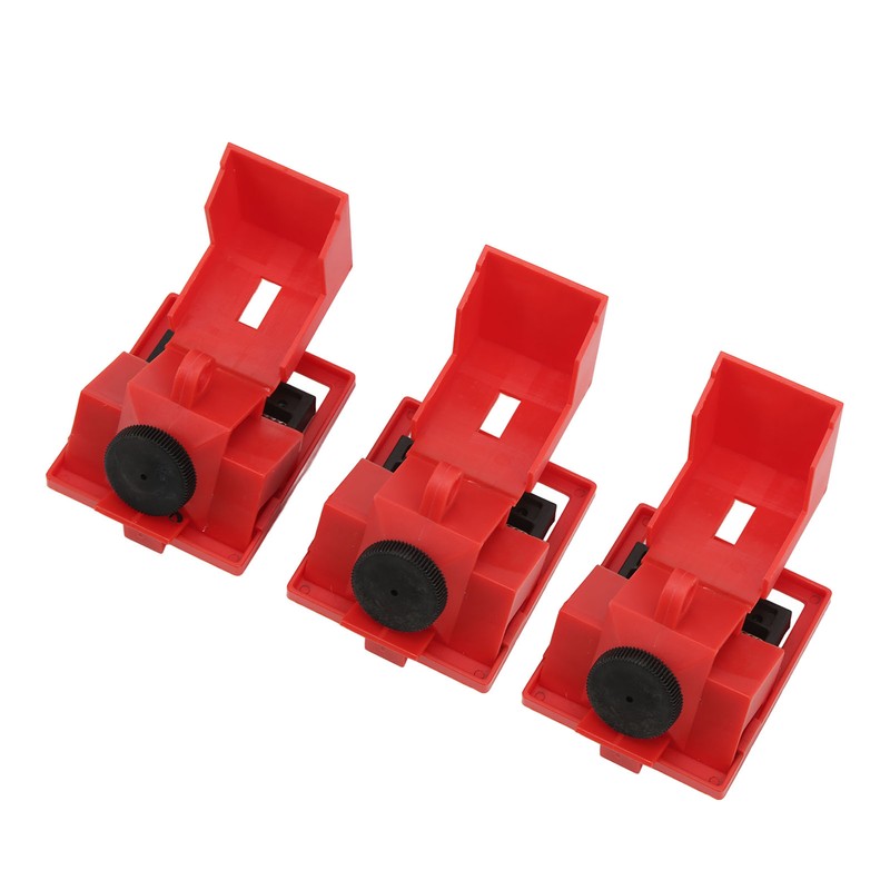 3Pcs/Set Large Clamp On Circuit Breaker Lockout Device Temperature Resistance