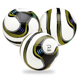 Perfect Soccer Balls Size 5 Pack of 3 w/Premium Soccer Ball Bag Combo Designed to Hold Pressure Pelota De Futbol Durable Youth Soccer Ball Rockets Off Your Foot | Made for Adults & Youth