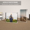 Sezanrpt Acrylic Picture Frame 6x8 Inches, High Transparent Magnetic Photo
