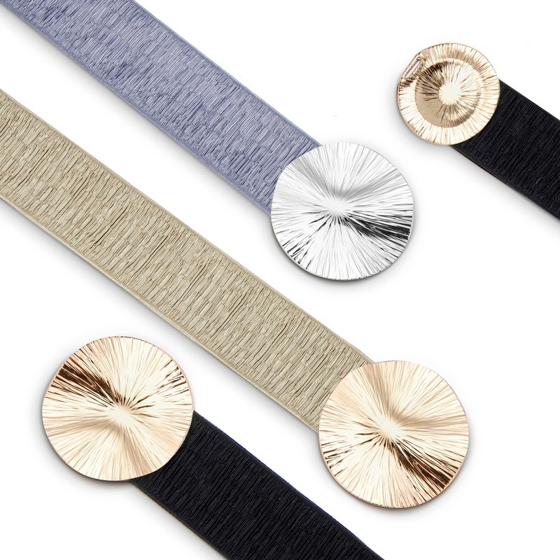 YooAi - Cinturones para mujer, cinturón elástico ancho, cinturón elástico