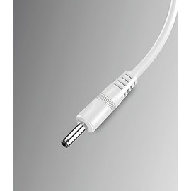 Qjin USB Charging Cord, DC Charger Cable for Aquasonic Icon & Rtauys M5 Sonic Rechargeable Toothbrush - 2 Pack