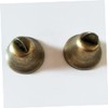 MAGICLULU 35pcs Polished Bronze Bell Handmade Craft Bells for Decorations