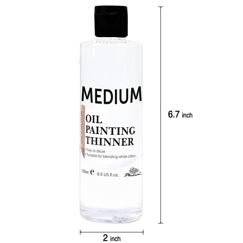 PHOENIX Oil Paint Thinner - 8.5 Fl Oz./ 250ml Oil