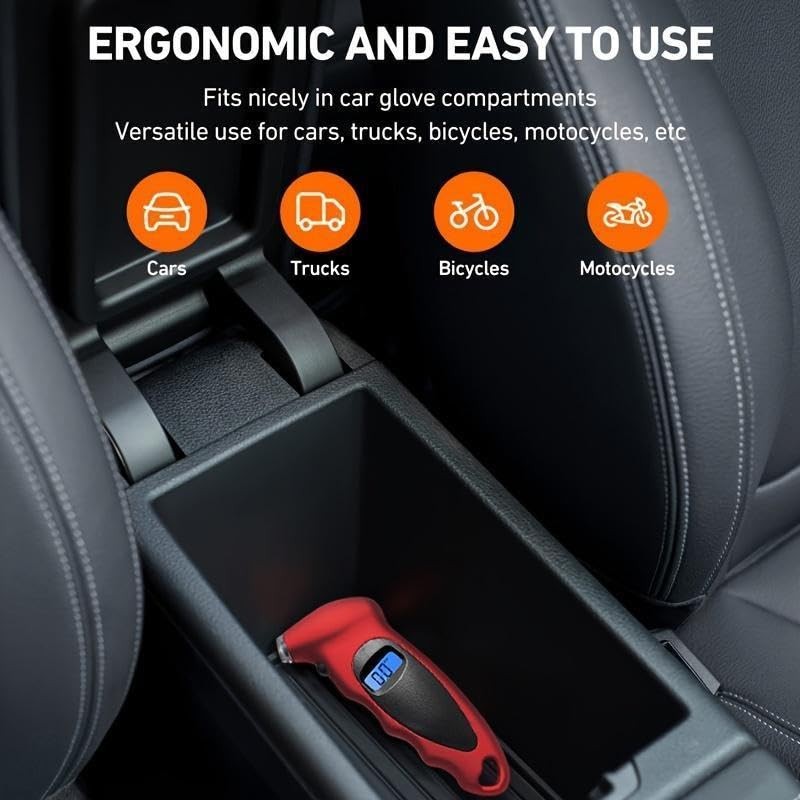 150 PSI Digital Tire Pressure Gauge,LAMJAD 4 Settings Accurate Tire