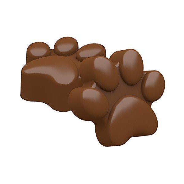 SpinningLeaf Dog Paw Oreo Cookie Chocolate Candy Mold