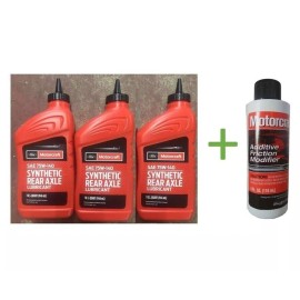 Motorcraft 3 Quarts Ford Motorcraft  SAE 75W-140 Synthetic Rear Axle Lubricant & XL3
