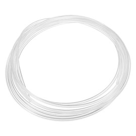 MECCANIXITY PTFE Tubing Hose 300cm/9.84ft Long, 1mm ID 3mm OD High Temperature Tube, Insulating 3D Printer Hose Clear for Convey