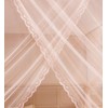 naturetalk Bed Canopy, Princess Bed Curtain Net for Girls &