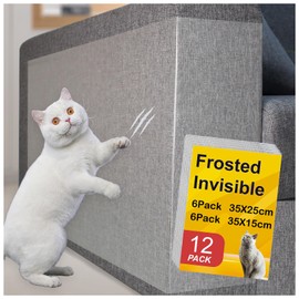 Cat Furniture Scratch Protector, Couch Guards for Cats, 12-Piece Set