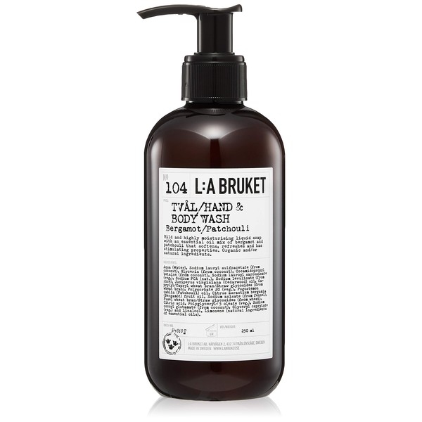 No. 104 L: A Bruket Liquid Soap Bergamot & Patchouli 250 ml