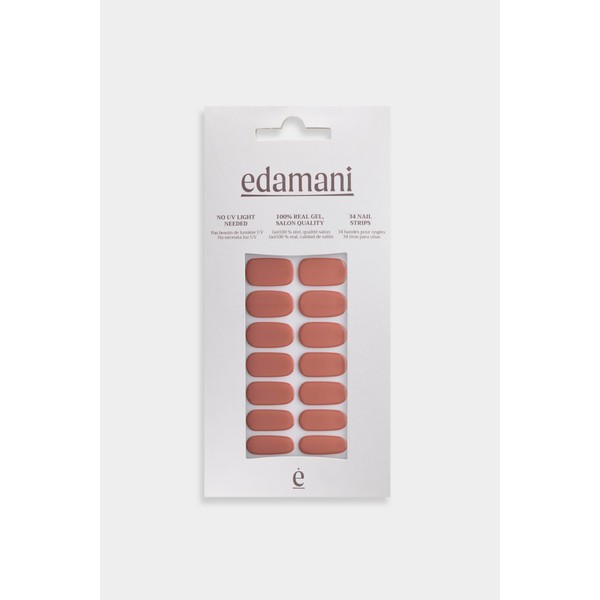 edamani Stick-On Real Gel Nail – Patented Innovation, 100% Real