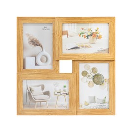 Tutee Picture Frame, 10 x 15.4 Pieces, Collage Photo Frame for Multiple Photos, Multiple Photo Frame, Collage, Photo Frame (Dark Wood)