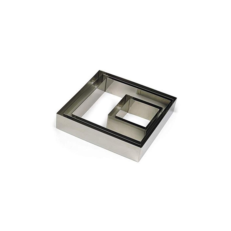 Gobel 863350 Nonnette Square Shape Cookie Cutter Stainless Steel 20