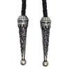 Bowties.jp prt0242 Mayan Calendar Silver Coin Loop Tie Necklace Polar