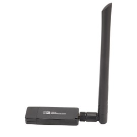 Alomejor Adaptador WiFi USB 300Mbps 2.4G 866Mbps 5.8g Tarjeta de Red Inalámbrica de Doble Banda con USB 3.0 para PC Laptop