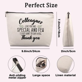 Employee Appreciation Gifts for Coworkers Travel Cosmetic Bag Farewell Gifts for Coworkers Leaving Gifts Going Away Gifts Goodbye Gifts for Coworkers Retirement Birthday Gifts for Women