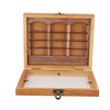 Miniature Wooden Bookshelf Anxiety Relief Multi Books Display Case Cabinet