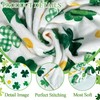 St Patrick's Day Blanket Shamrock Flannel Throw Blanket 60"x50" Clover