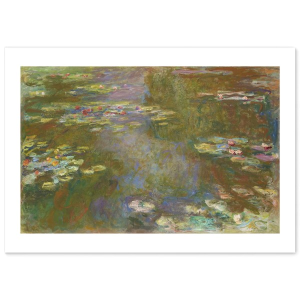 Poster Claude Monet Painting "Water Lilies Pond 1917" A3 Size [Made in Japan] [Interior Wallpaper] Wallpaper Stylish Art Poster