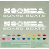 Pair of Moomba Boats Compatible Replacement Decals Vinyl Stickers Outboard