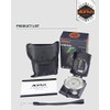 AOFAR Military Compass AF-4580 Black Lensatic Sighting Navigation, Waterproof and