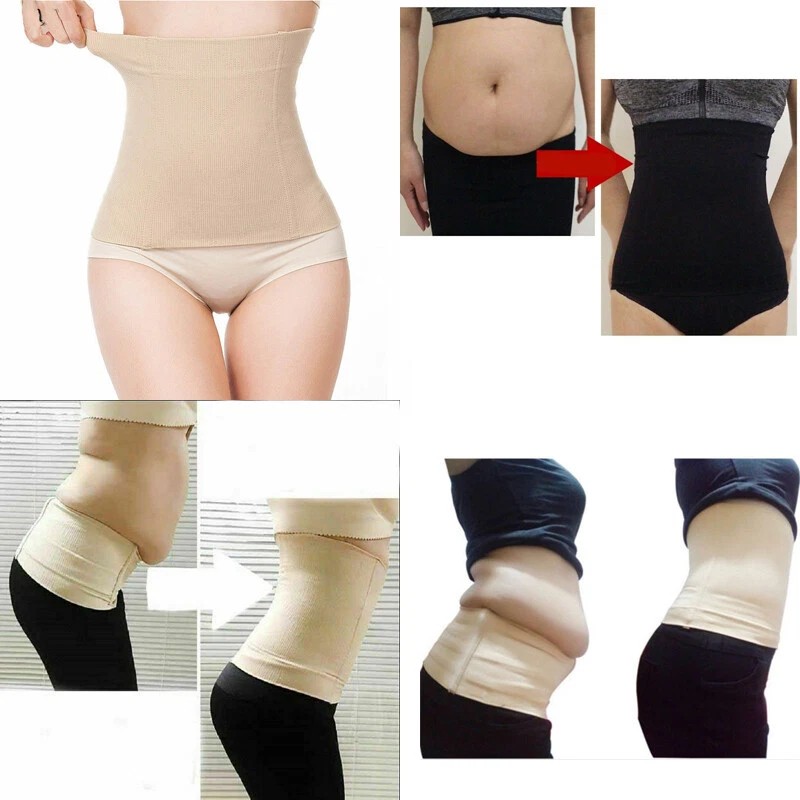Women's Waist Trainer Shaper Postpartum Belly Recovery Girdle Tummy Control