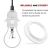 Lamp Shade Adapter Ring, White Light Socket Ring, Retaining Rings