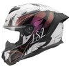 LS2, RAPID III BOHO Integral Motorcycle Helmet White Black Pink