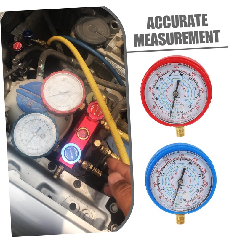 CHILDWEET Air Conditioner Pressure Gauge Charge Gauge High Low Pressure