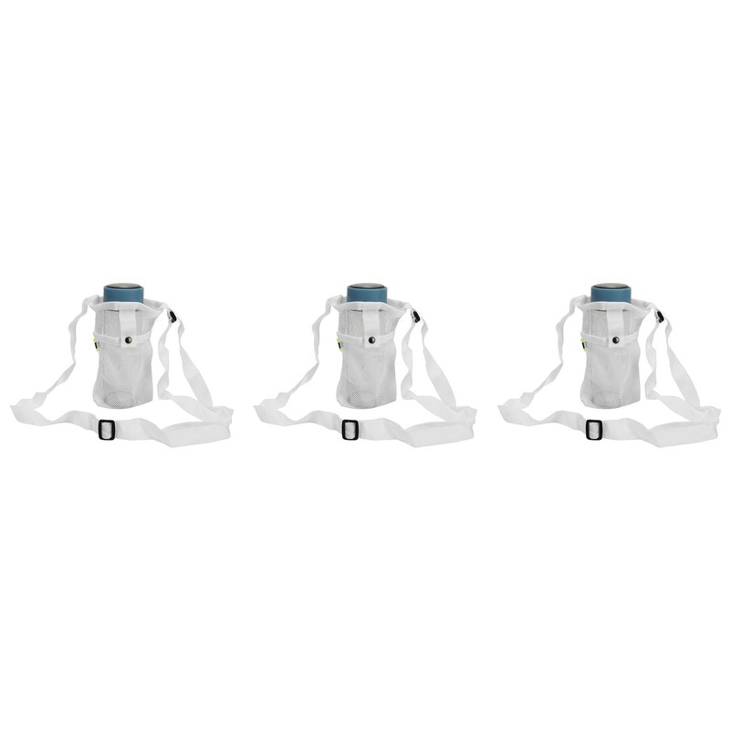 3Pcs Water Bottle Holder Carrier with Adjustable Shoulder Strap Bag